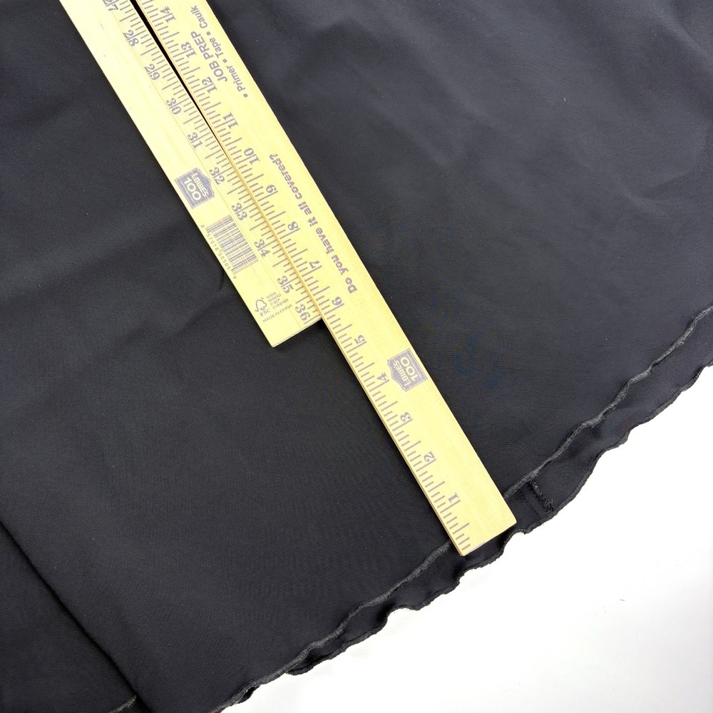 VTG Y2K Benetton Baby Doll‎ Slip Dress Sz S Black Lace Trim Tulip Hem Whimsigoth - Picture 12 of 16